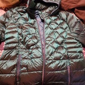 ZeroXposur Teal Quilted Packable Puffer Jacket with Hood